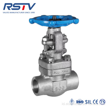 800LB Socket Welded Forged Steel Gate Valve